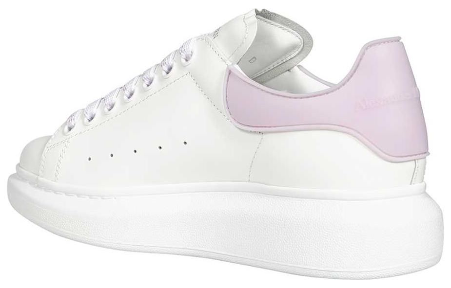 (WMNS) Alexander McQueen Larry Leather Sneakers 'White Lilac' 621056WHXMT9746 sold by KicksCrew product image thumbnail 3