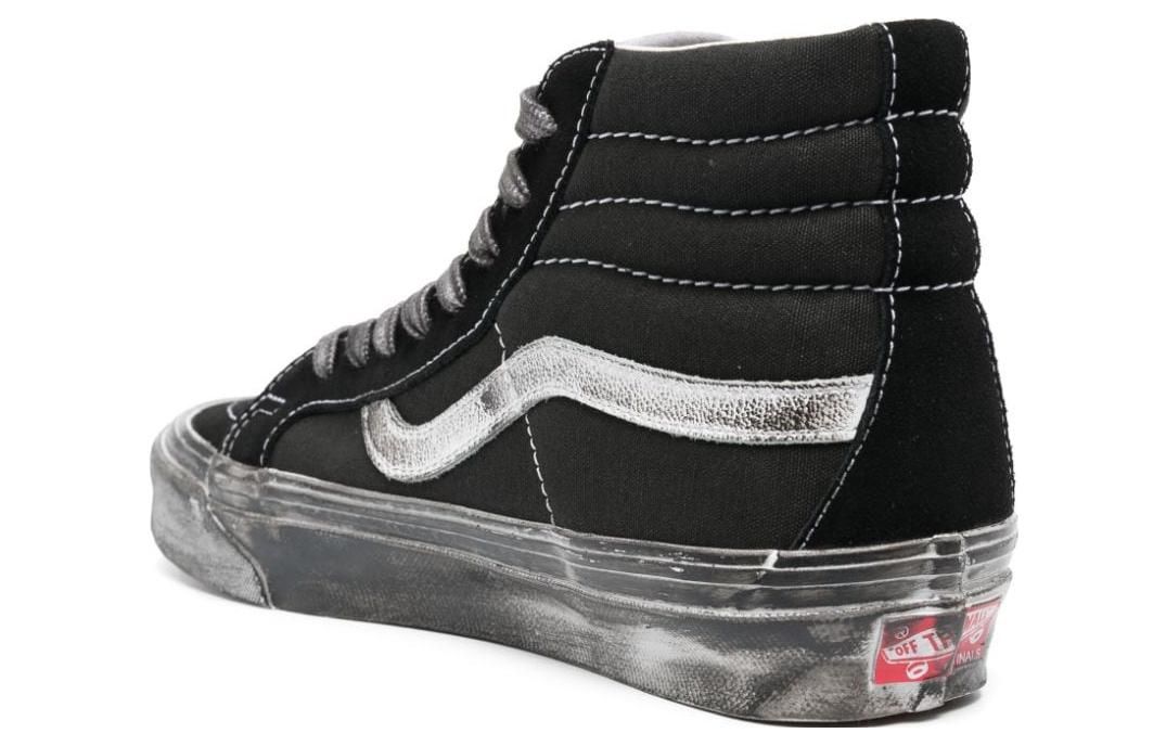 (WMNS) Vans OG Sk8Hi LX 'Stressed Black White' VN0A4BVBBA21 sold by KicksCrew product image thumbnail 3