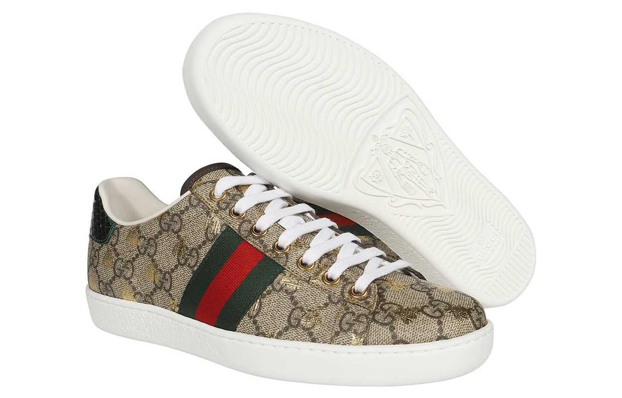 (WMNS) Gucci Ace GG Supreme 'Bees' 550051-9N050-8465 sold by KicksCrew product image thumbnail 4