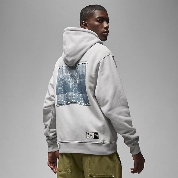 Air Jordan x UNION x Bephies Beauty Supply Fleece Hoodies 'Grey Fog' FD4244-097 sold by KicksCrew product image thumbnail 2