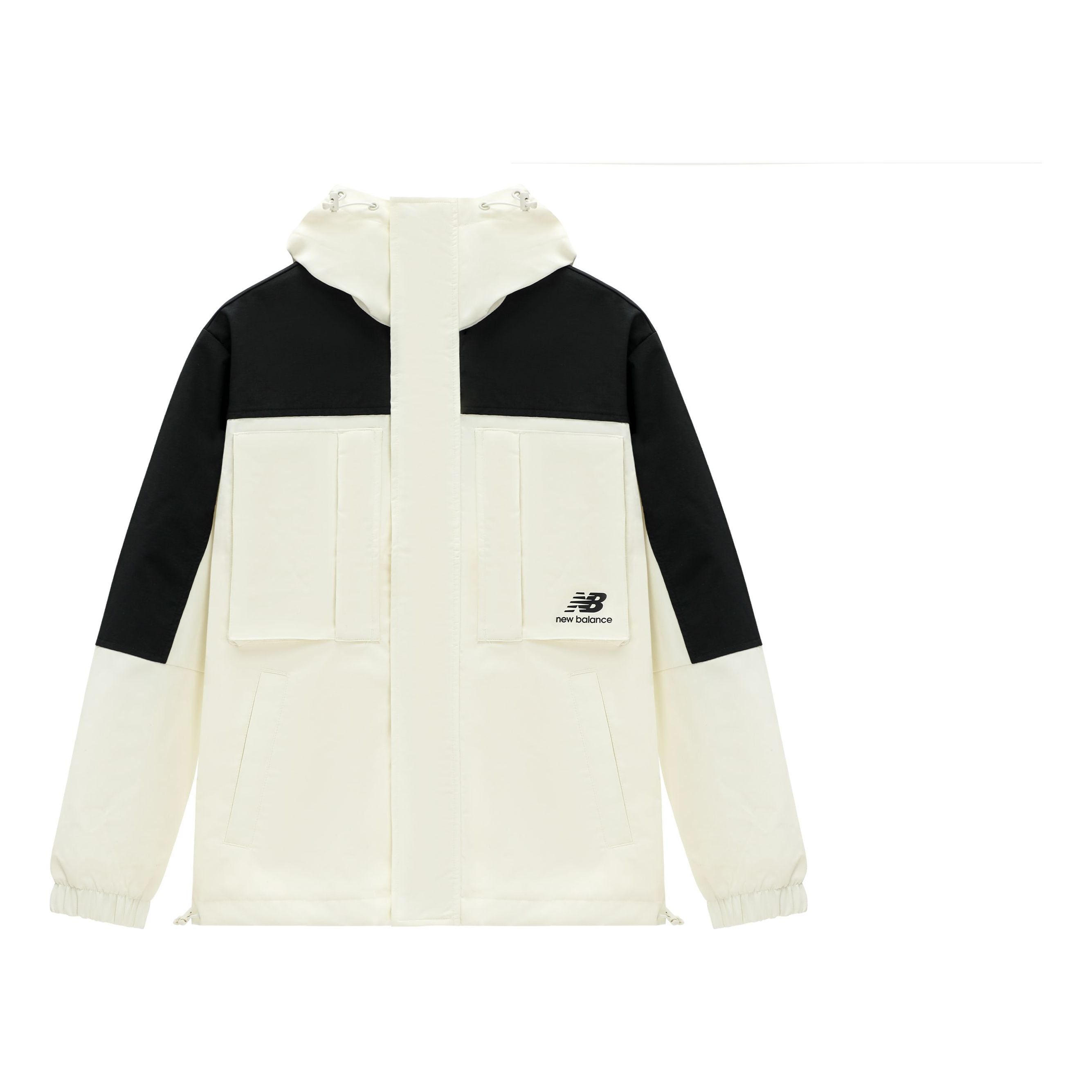 New Balance Windproof Sport Jacket 'White Black' AMJ31304-CIC sold by KicksCrew