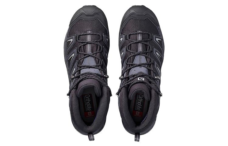 SALOMON X Ultra 3 Wide Mid GTX 'Black Grey' 401293 sold by KicksCrew product image thumbnail 4