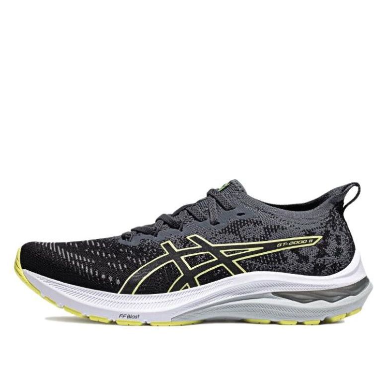 Asics GT-2000 11 MK Knit 'Black Glow Yellow' 1011B566-002 sold by KicksCrew