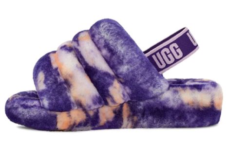 (WMNS) UGG Fluff Yeah Slide Marble 'Violet Night' 1122554-VNGH sold by KicksCrew