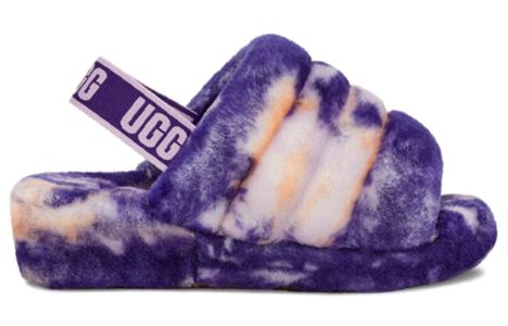 (WMNS) UGG Fluff Yeah Slide Marble 'Violet Night' 1122554-VNGH sold by KicksCrew