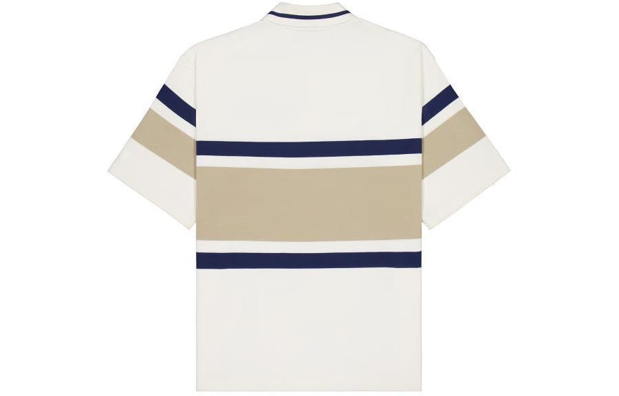 New Balance Athletics Striped Polo Shirt 'Ivory' NFE22241-IV sold by KicksCrew product image thumbnail 2