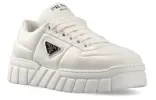 (WMNS) PRADA Padded Nappa Leather Sneakers 'White' 1E136N_2DL8_F0009 sold by KicksCrew