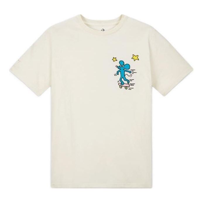 Converse x Keith Haring Mouse T-Shirt 'Egret' 10025062-A01 sold by KicksCrew