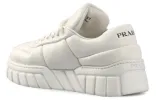 (WMNS) PRADA Padded Nappa Leather Sneakers 'White' 1E136N_2DL8_F0009 sold by KicksCrew