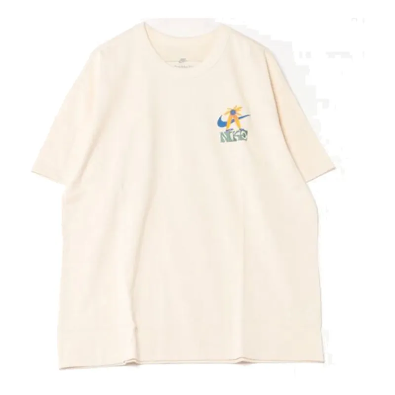 Nike Max90 Embroidered Graphic T-shirt 'Beige' FV3741-901 sold by KicksCrew