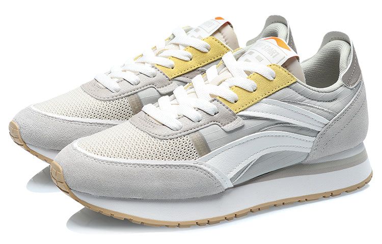 (WMNS) Li-Ning ChengFeng 'Grey Yellow' AGCR196-4 sold by KicksCrew product image thumbnail 4