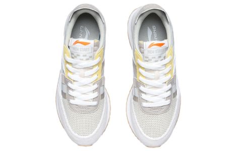 (WMNS) Li-Ning ChengFeng 'Grey Yellow' AGCR196-4 sold by KicksCrew
