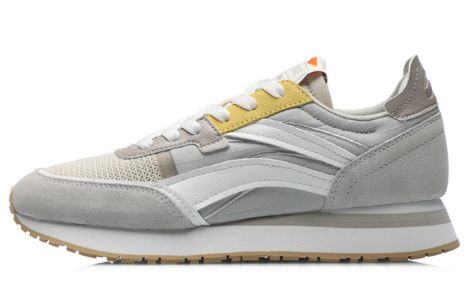 (WMNS) Li-Ning ChengFeng 'Grey Yellow' AGCR196-4 sold by KicksCrew