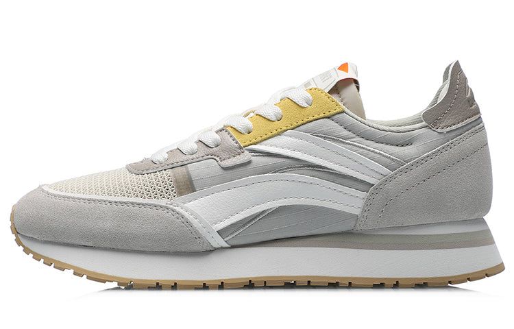 (WMNS) Li-Ning ChengFeng 'Grey Yellow' AGCR196-4 sold by KicksCrew product image thumbnail 2
