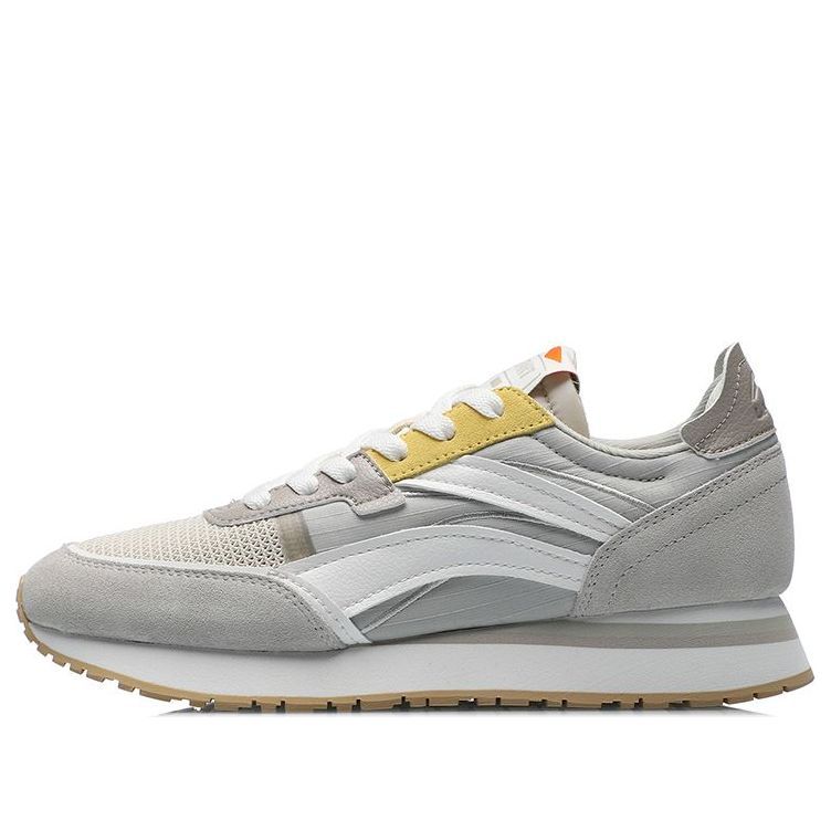 (WMNS) Li-Ning ChengFeng 'Grey Yellow' AGCR196-4 sold by KicksCrew