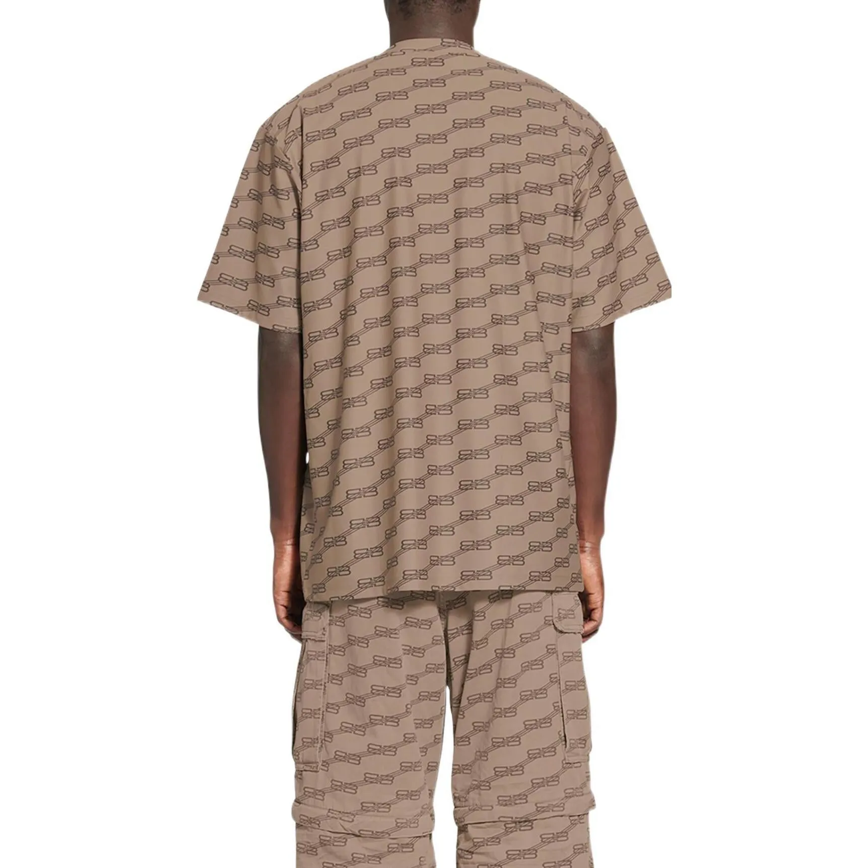 Balenciaga BB Monogram Swim T-Shirt 'Beige' 6570274B7B99764 sold by KicksCrew product image thumbnail 4