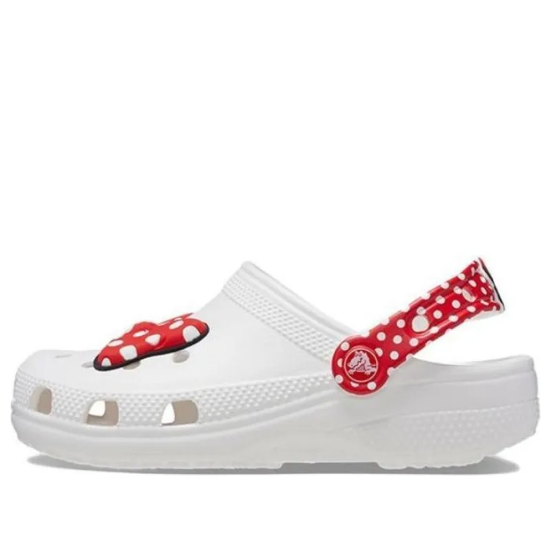 (TD) Crocs x Disney Minnie Mouse Classic Clogs 'White Red' 208710-119 sold by KicksCrew