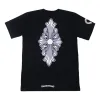Chrome Hearts Floral Cross T-Shirt 'Black' CHFC543 sold by KicksCrew