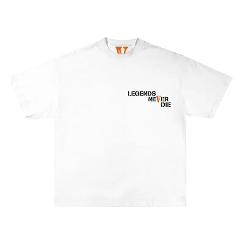 Juice Wrld x Vlone 999 ロゴ Tシャツ ブラック Juice Wrld x Vlone 999 T-Shirt Black/Blue | Parallel