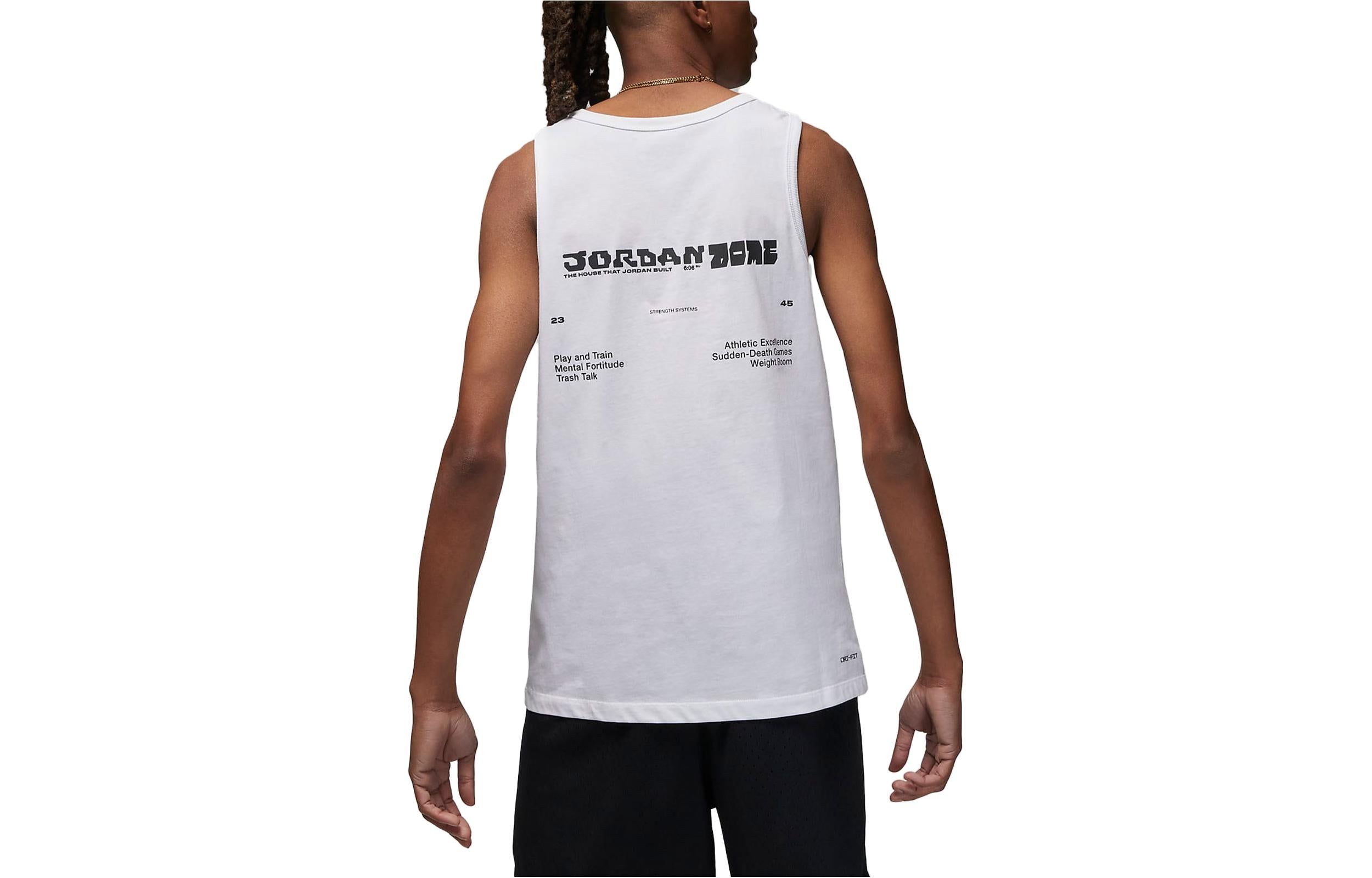Air Jordan Jumpman Tank Top 'White' DX9606-100 sold by KicksCrew product image thumbnail 3