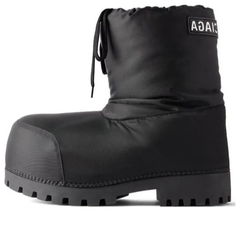 (WMNS) Balenciaga Alaska Low Boots 'Black Nylon' 780558W4SA11000 sold by KicksCrew