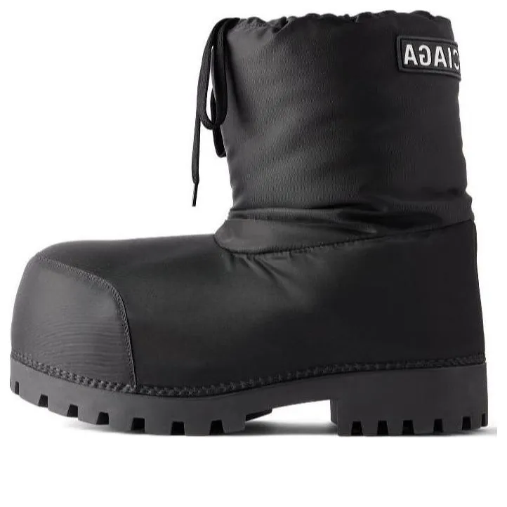 (WMNS) Balenciaga Alaska Low Boots 'Black Nylon' 780558W4SA11000 sold by KicksCrew