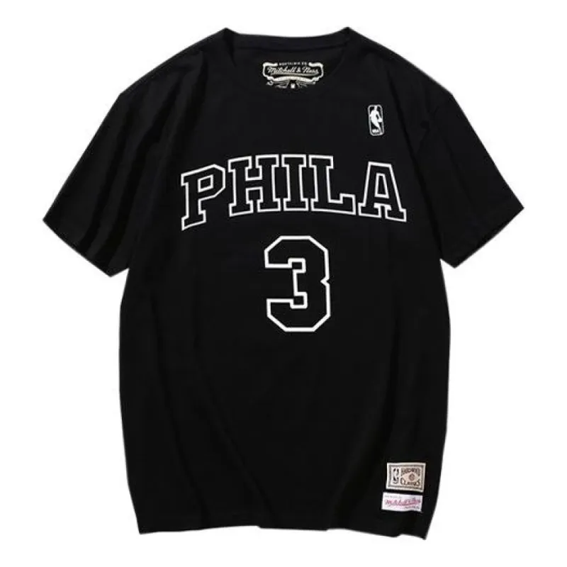 Mitchell & Ness x NBA7Philadelphia 76ers T-shirt 'Allen Iverson 3' MN13S18-AIV sold by KicksCrew