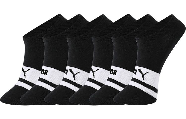 PUMA Unisex Invisible Socks 3 pack 'Black White' 701206513-001 sold by KicksCrew product image thumbnail 2