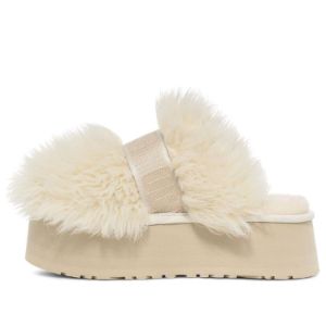 (WMNS) UGG Sustainable Fluff Momma Slide 'White' 1131974-WHT sold by KicksCrew