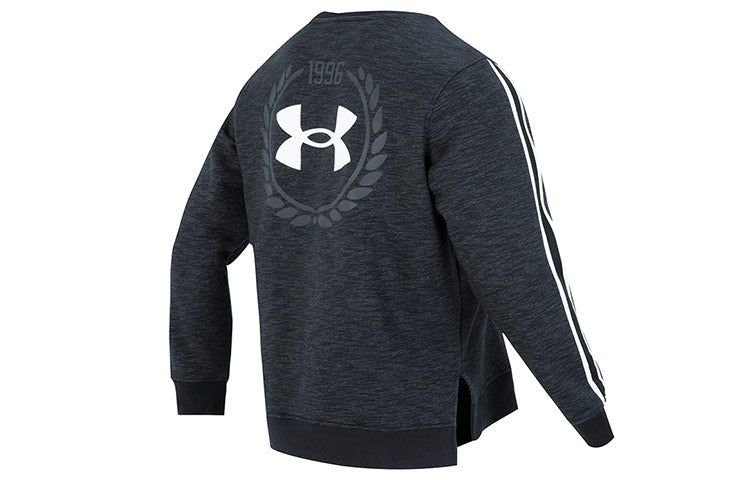 Under Armour Essential Fleece Heritage Crew Sweatshirt 'Black' 1373814-001 sold by KicksCrew product image thumbnail 2