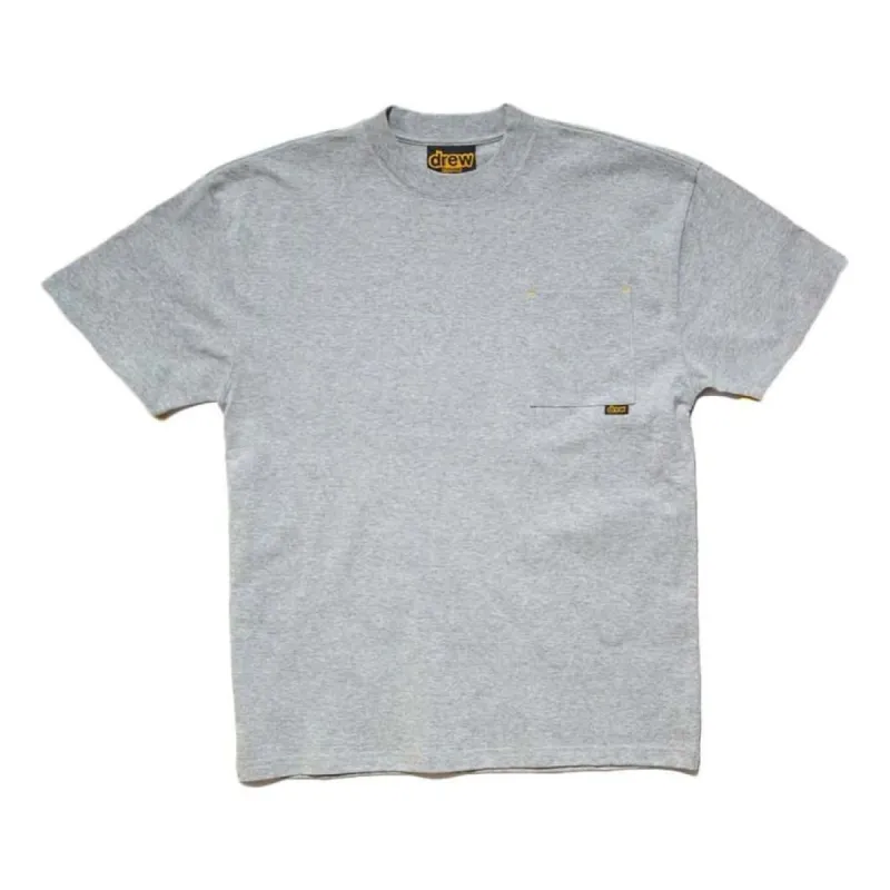 Drew House Basic Ss Pocket T-shirt 'Heather Grey' DR-SS21-8 sold by KicksCrew