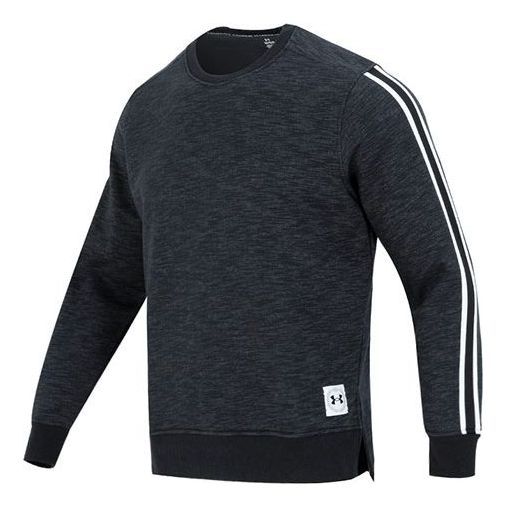 Under Armour Essential Fleece Heritage Crew Sweatshirt 'Black' 1373814-001 sold by KicksCrew
