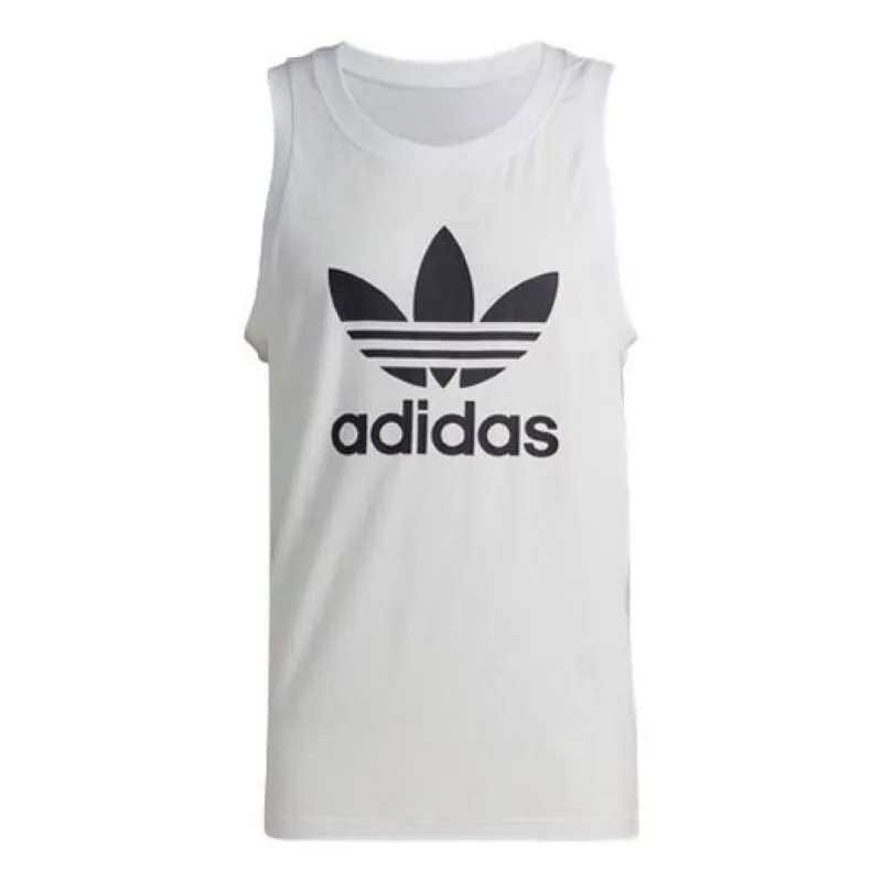 adidas originals Adicolor Classics Trefoil Tank Top 'White' IA4808 sold by KicksCrew