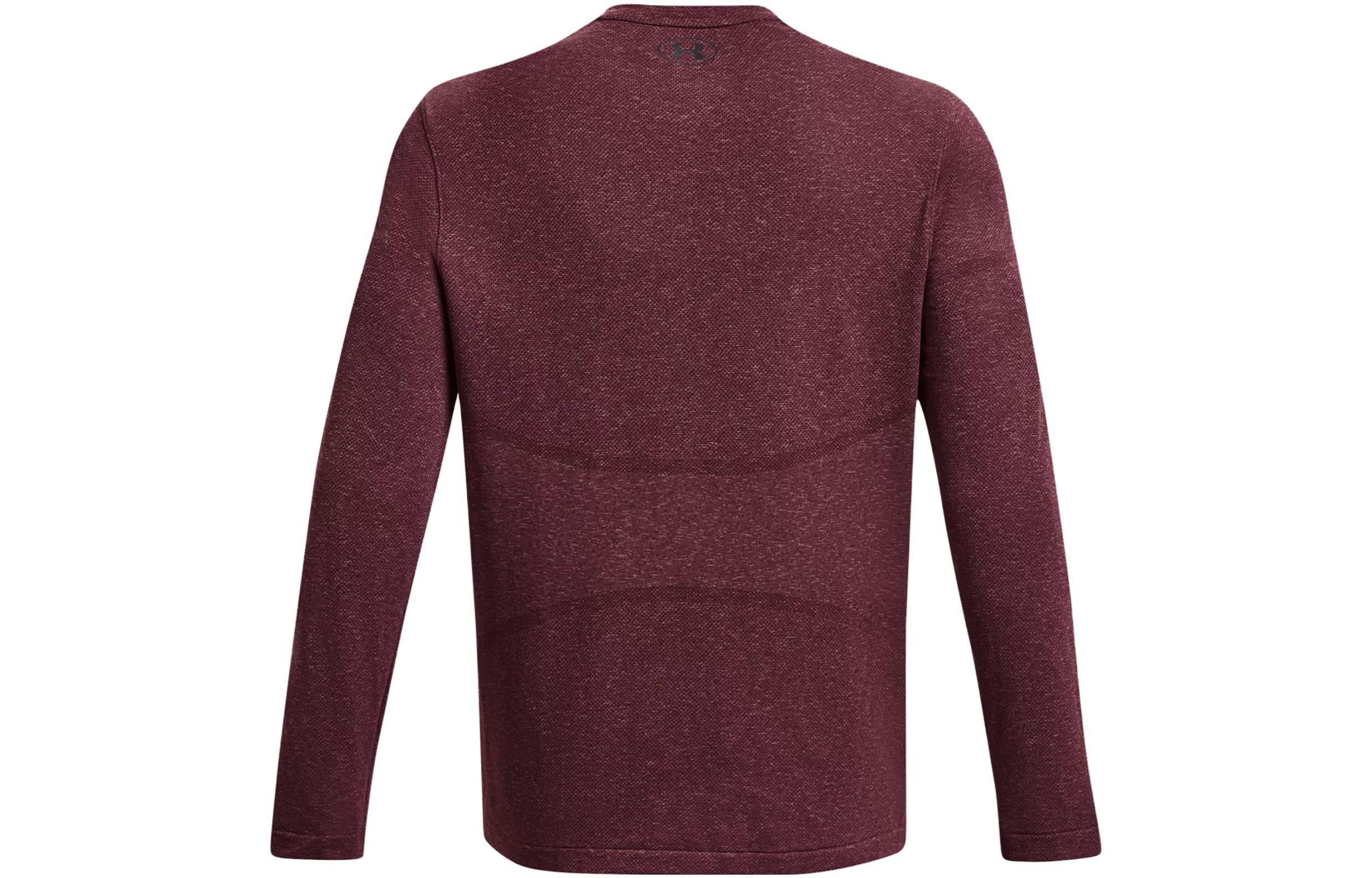 Under Armour Rush Seamless Legacy Long Sleeve T-shirt 'Burgundy' 1379282-600 sold by KicksCrew product image thumbnail 2