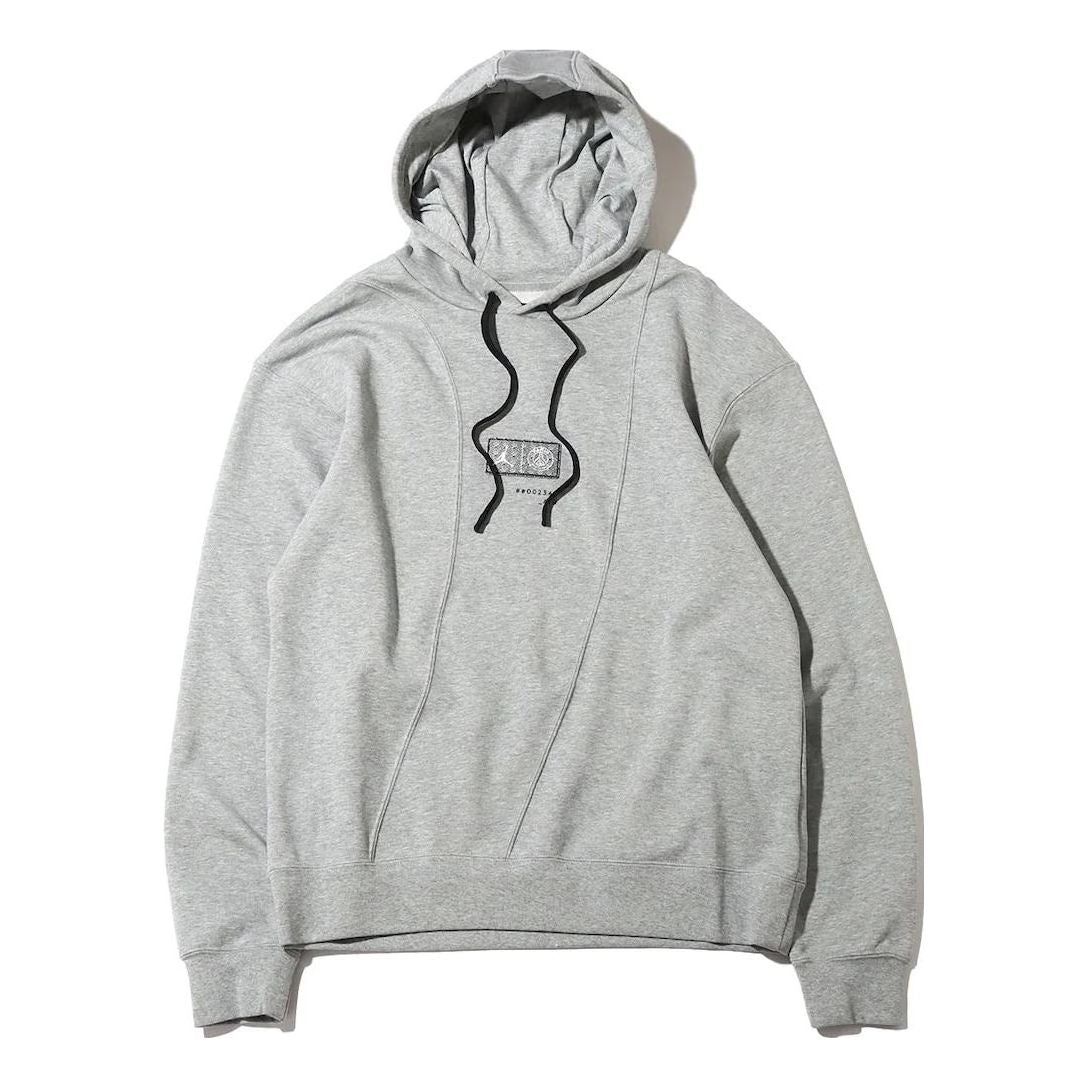 Air Jordan x Paris Saint-Germain Front Logo Fleece Pullover Hoodie Asia Sizing 'Dark Grey Heather' DM3097-063 sold by KicksCrew