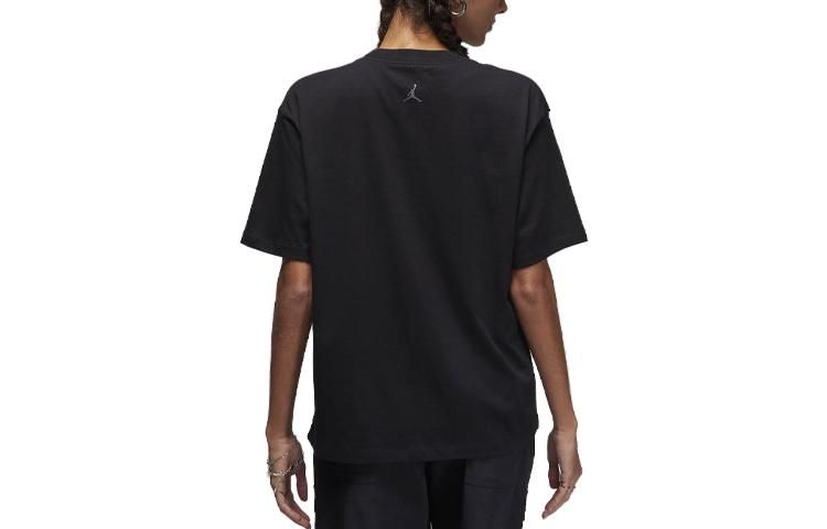 (WMNS) Air Jordan Graphic T-Shirt 'Black Grey' FD7244-010 sold by KicksCrew product image thumbnail 2