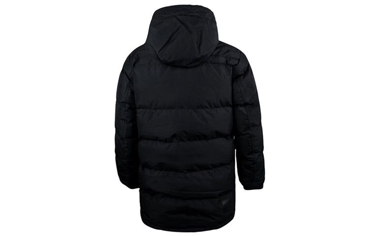 Converse Mid-Length Down Fill Puffer Jacket 'Black' 10019323-A03 sold by KicksCrew product image thumbnail 2