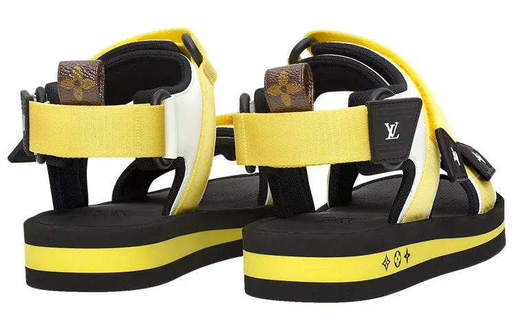 (WMNS) LOUIS VUITTON Arcade Sandals 'Yellow' 1A8GKE sold by KicksCrew product image thumbnail 4