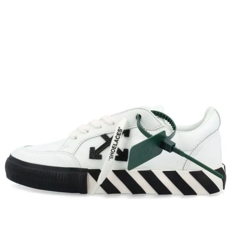 (WMNS) Off-White Vulc Sneaker 'White Black' OWIA272C99LEA0010110 sold by KicksCrew