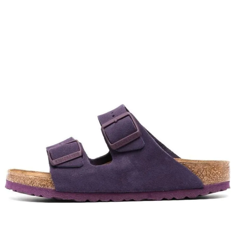 Birkenstock Arizona Soft Footbed Suede Leather Narrow Fit Sandals 'Wine' 1021265 sold by KicksCrew