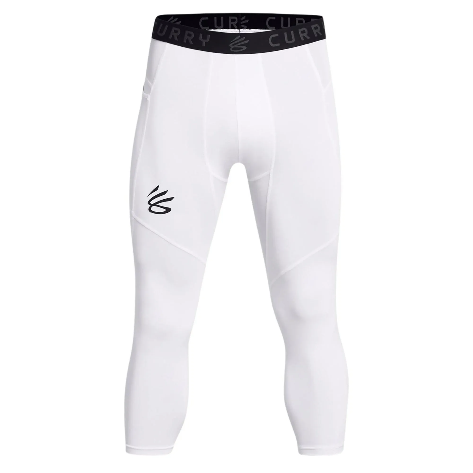 Under Armour Curry Brand 3/4 Comp Leggings 'White' 1379828-100 sold by KicksCrew