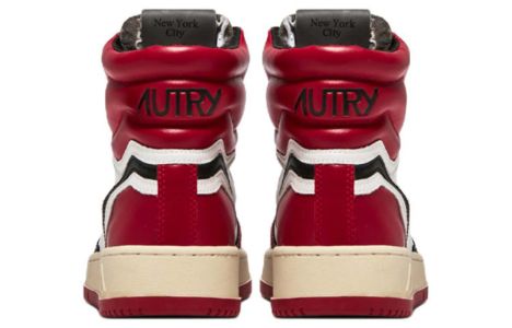 Autry Action Shoes Liberty Leather High 'Red' LUHM-HL02 sold by KicksCrew