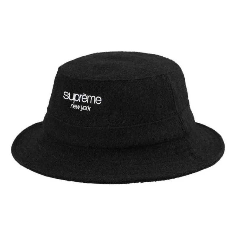 Supreme Harris Tweed Classic Logo Crusher 'Black White' SUP-FW21-411 sold by KicksCrew