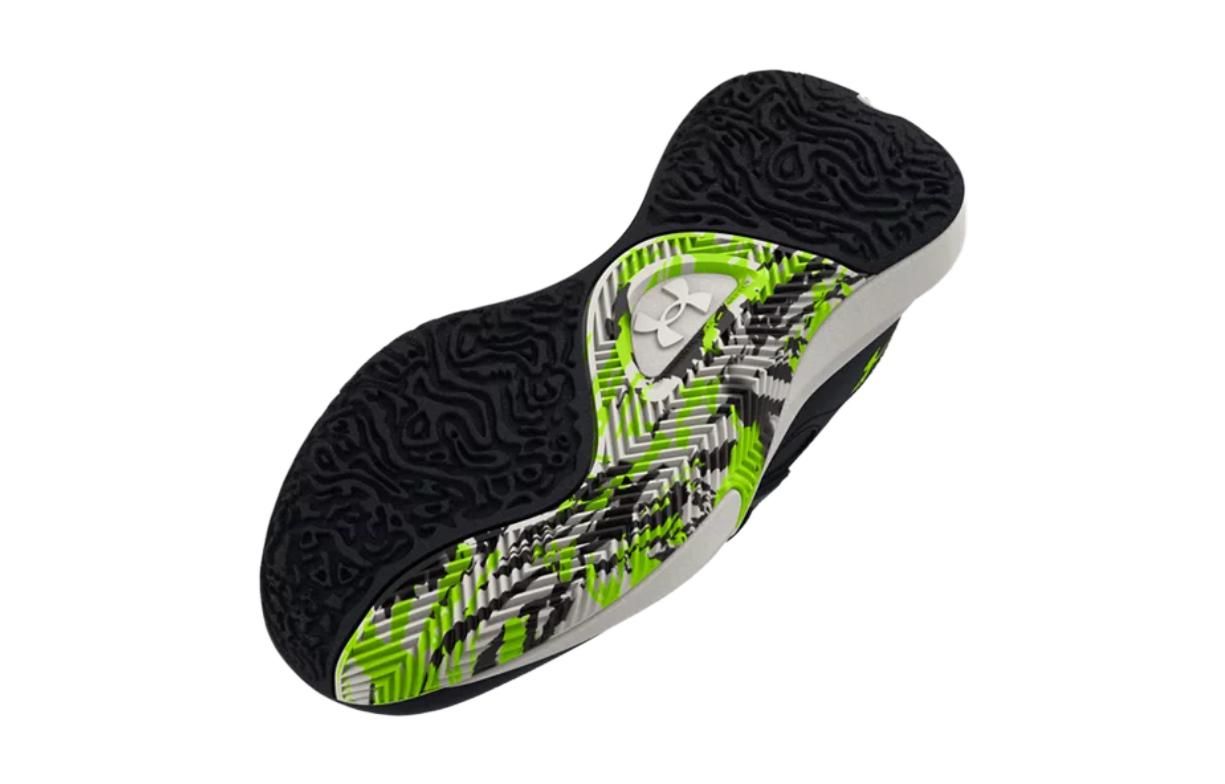 (GS) Under Armour Lockdown 6 'Black Lime' 3025617-004 sold by KicksCrew product image thumbnail 4