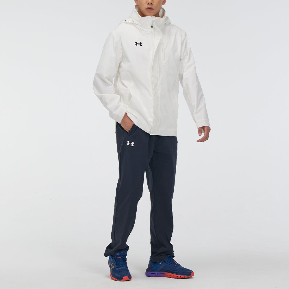 Under Armour Training Shuttle Hooded Jacket 'White Black' 21600409-100 sold by KicksCrew product image thumbnail 5