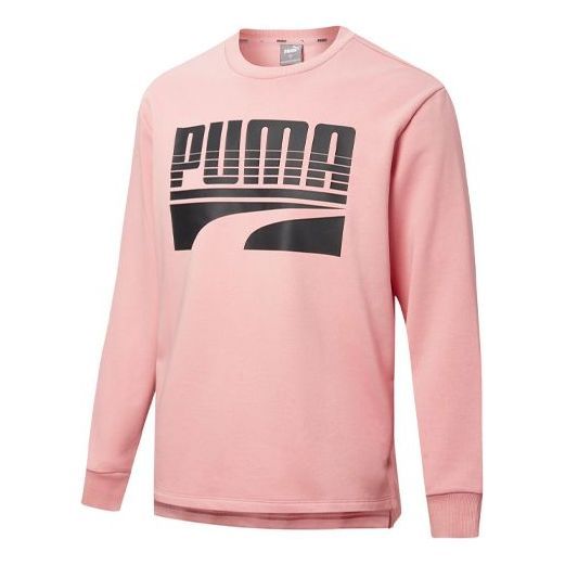 Puma Rebel Bold Logo Sweater 'Pink' 580905-14 sold by KicksCrew