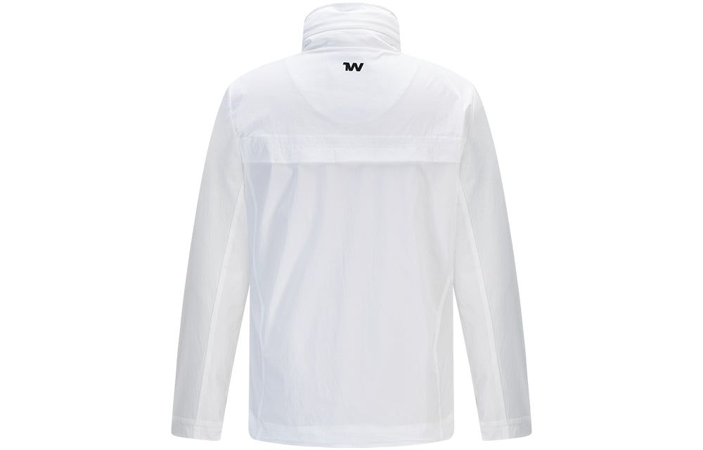 Under Armour Training Shuttle Hooded Jacket 'White Black' 21600409-100 sold by KicksCrew product image thumbnail 2