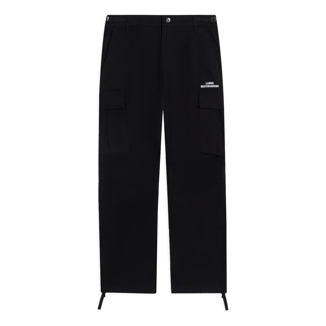 Li-Ning Skateboarding Graphic Straight Cargo Pants 'Black' AKXS801-3 sold by KicksCrew