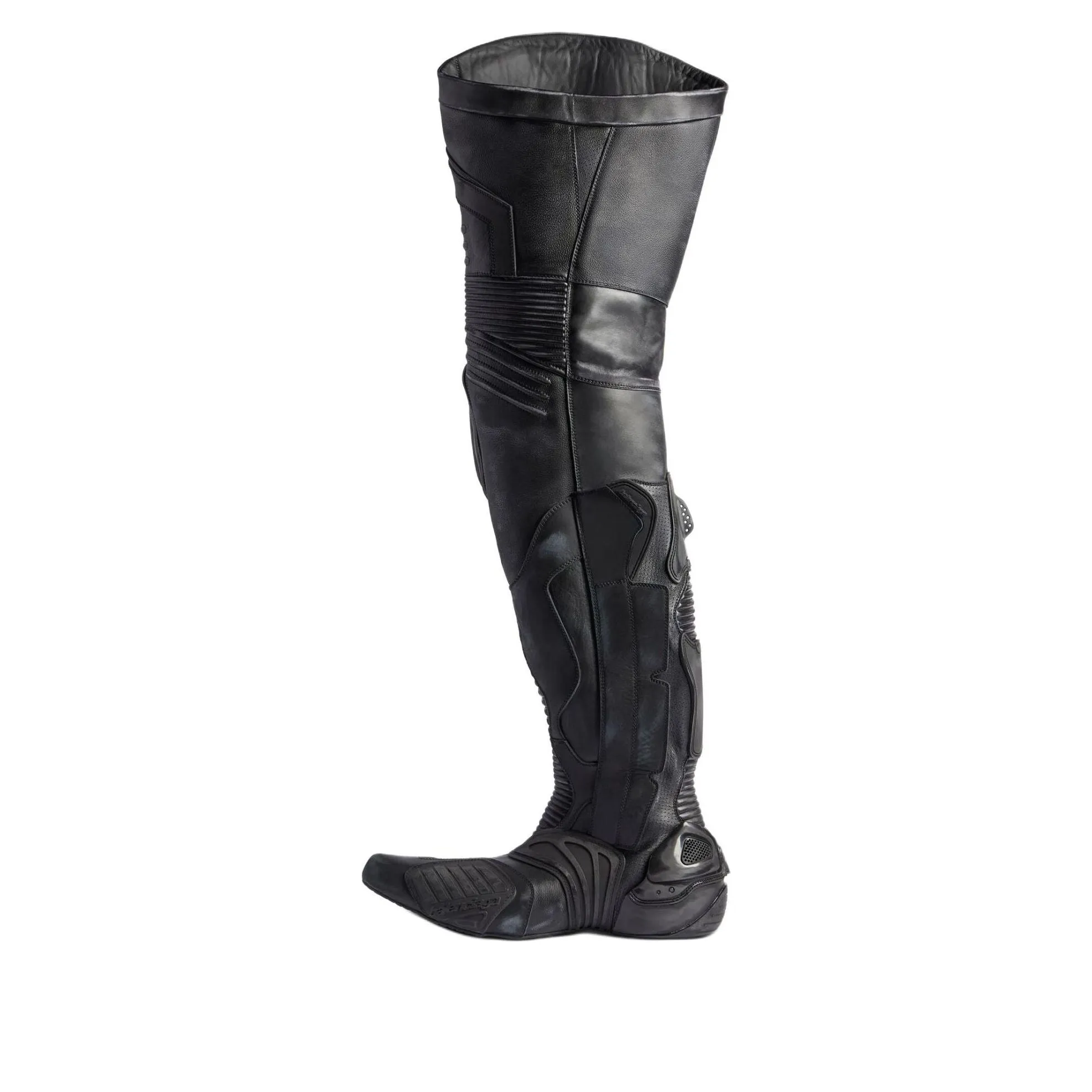Balenciaga Biker Over-the-knee Boots 'Black' 771185WB6A21000 sold by KicksCrew