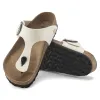 Birkenstock Gizeh Vegan Big Buckle Textile Narrow Fit Sandals 'Eggshell' 1024004 sold by KicksCrew